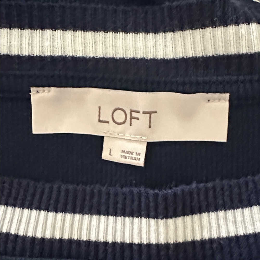 Loft Ribbed Knit Top - Picture 3 of 4
